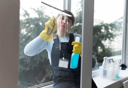 Nettoyage de vitres intérieures et extérieures à la Nocle-Maulaix
